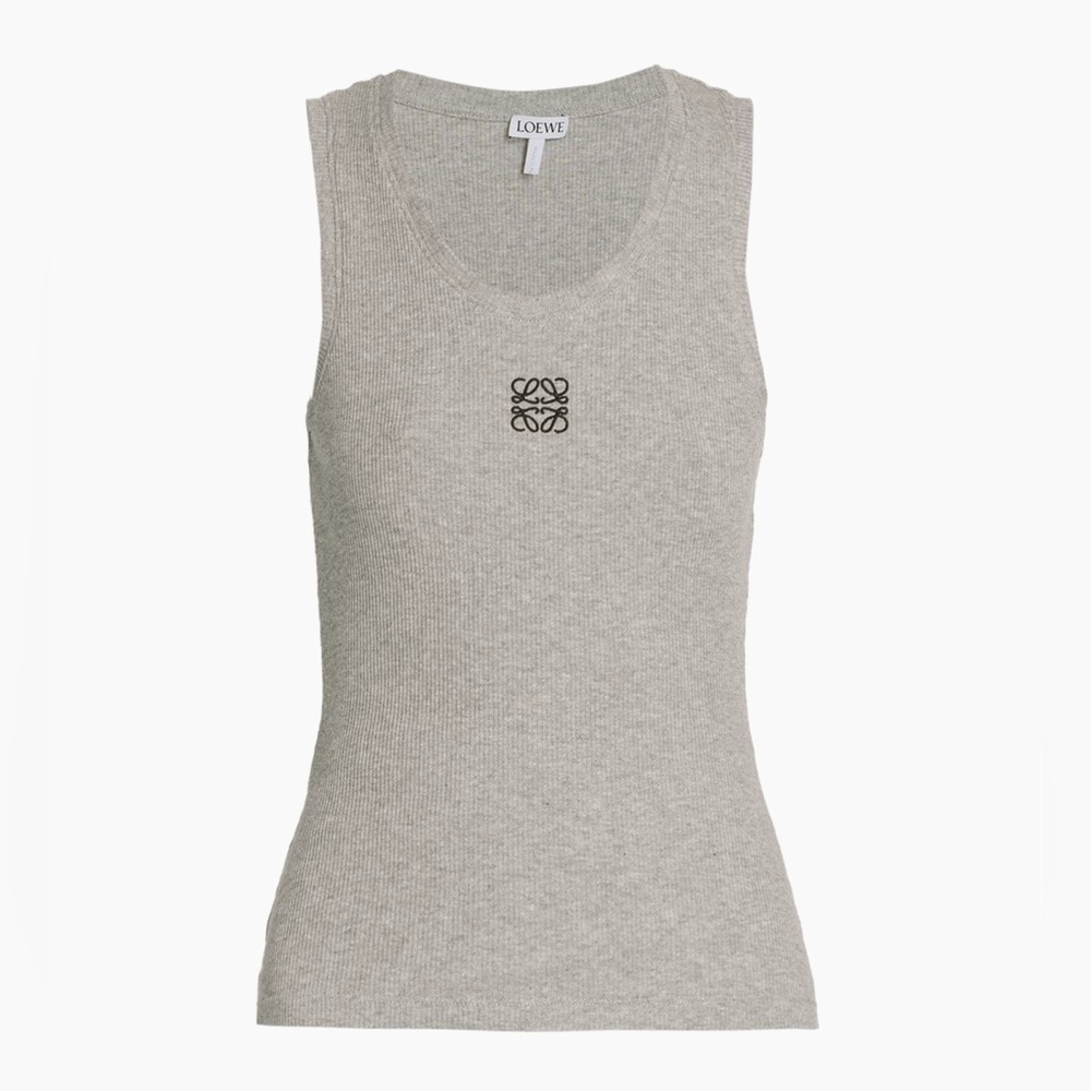 LOEWE
Anagram Rib-Knit Tank - Brand New - Size S